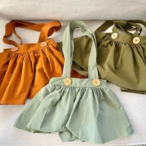 Bailey’s blossom fall suspender skirt bundle 9-12mo
